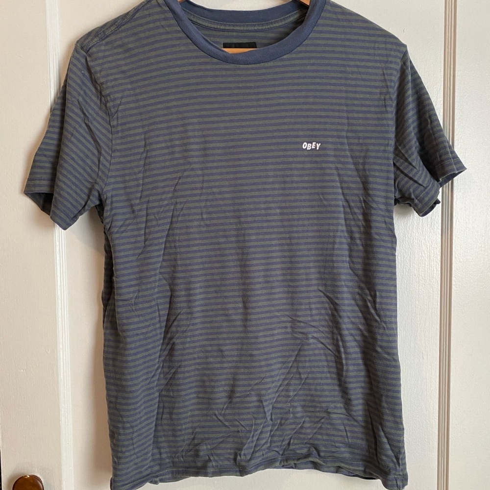 Obey Striped T-shirt